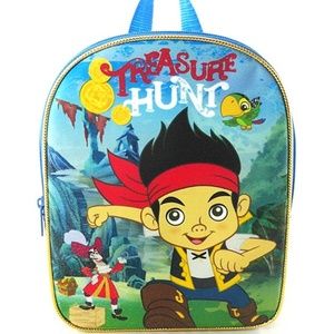 Disney Jr Jake Treasure Hunt Backpack NWT